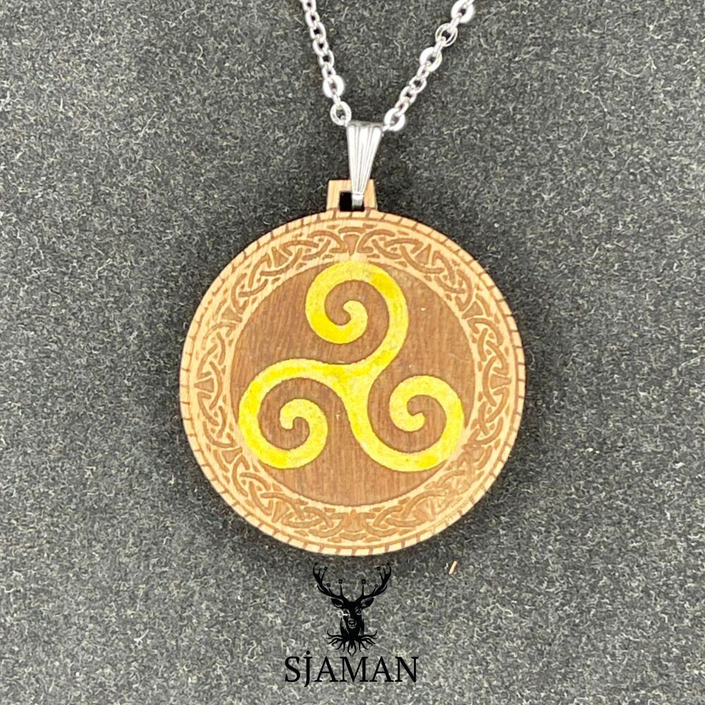 Pendentif Trisquel doré