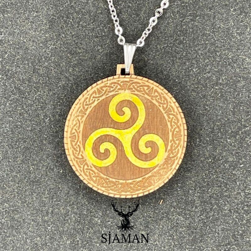 Pendentif Trisquel doré