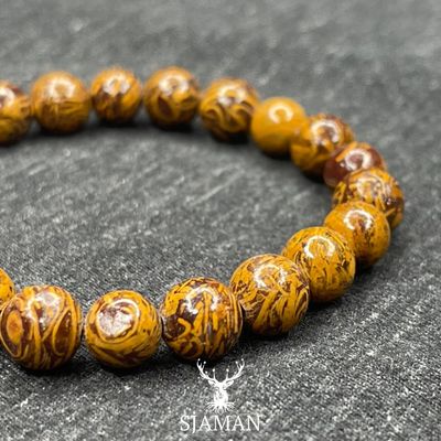 Bracelet Jaspe Peau de Serpent