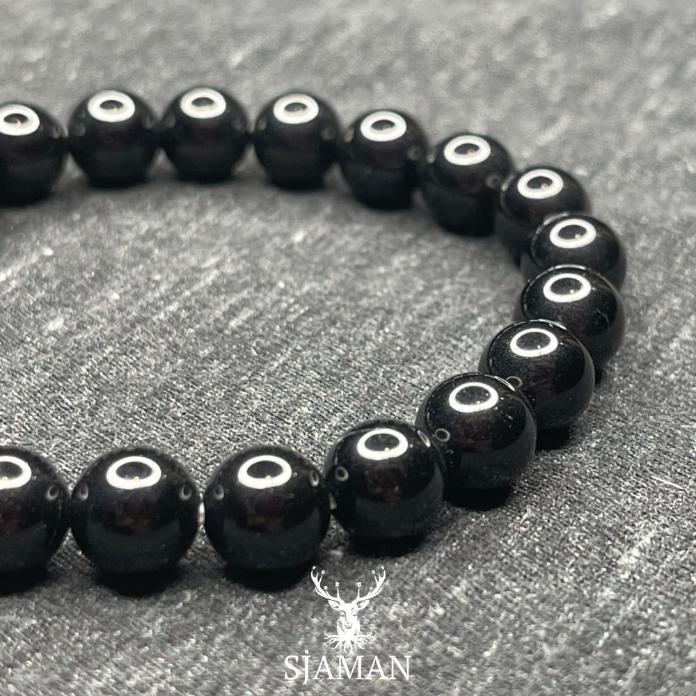 Bracelet en Spinelle Noire