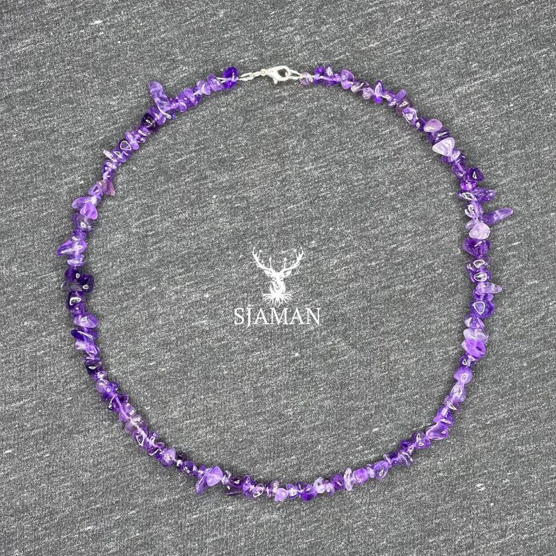 Collier baroque en Améthyste du Brésil