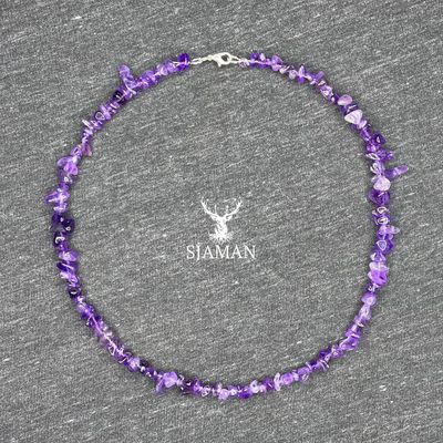 Collier baroque en Améthyste du Brésil