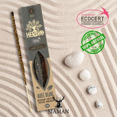 Encens Herbio Musc Blanc 20g
