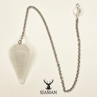 Pendule conique en Quartz rose