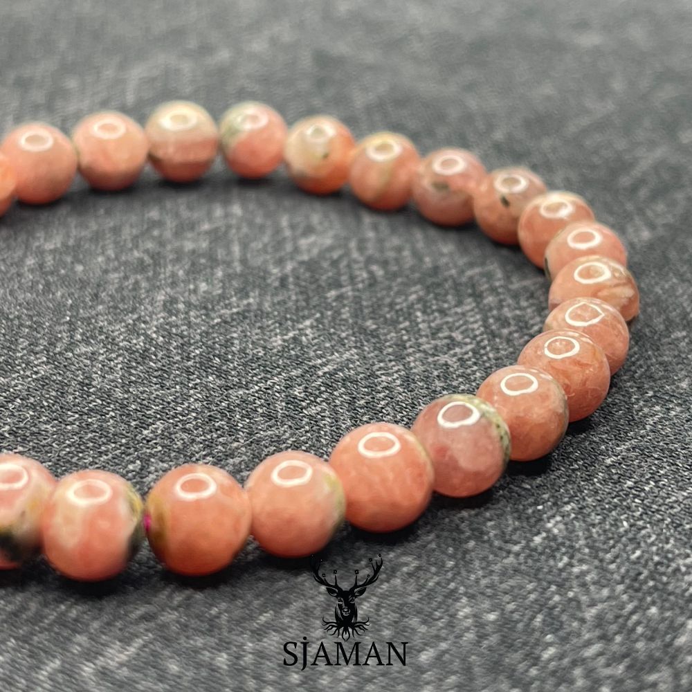 Bracelet Rhodocrosite 6mm