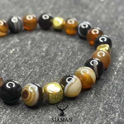Bracelet Agate Botswana