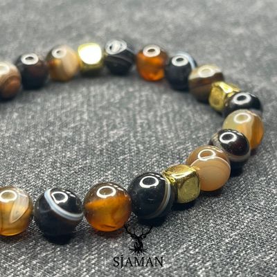 Bracelet Agate Café