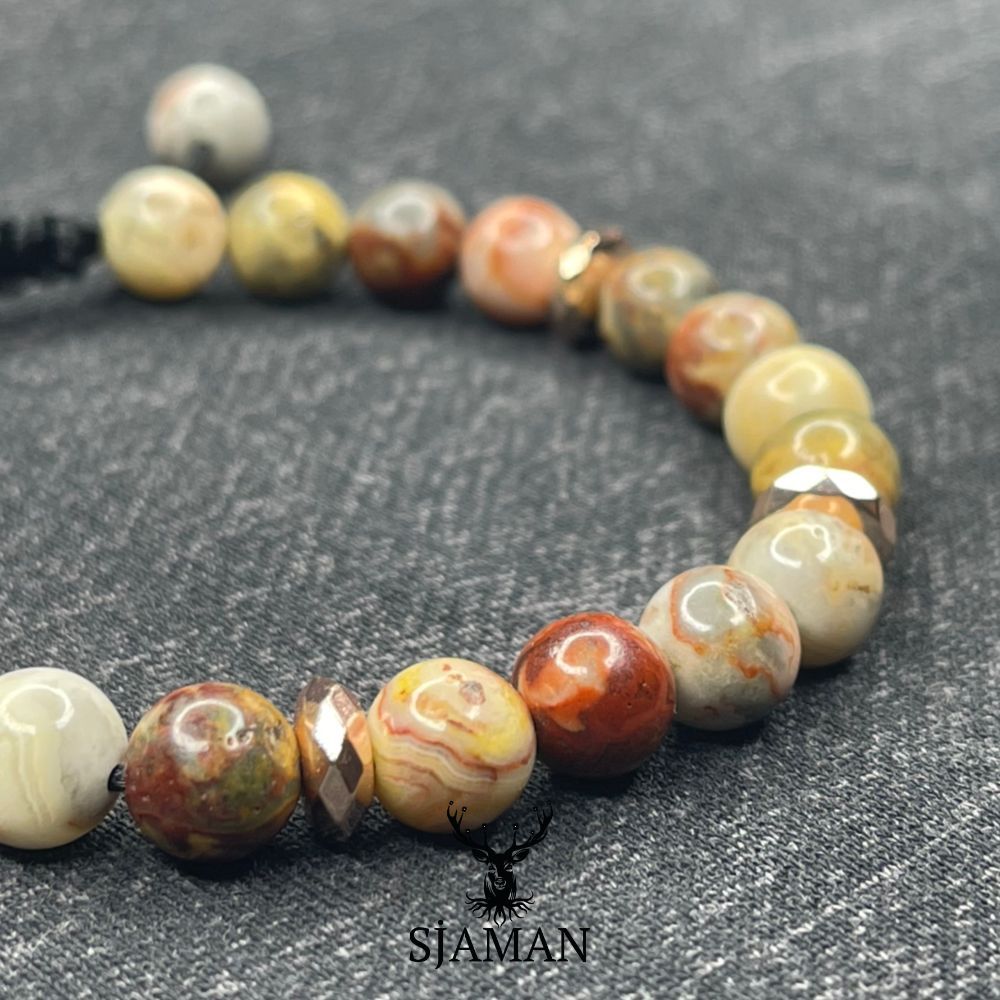 Bracelet en Agate Crazy Lace