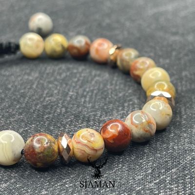 Bracelet en Agate Crazy Lace