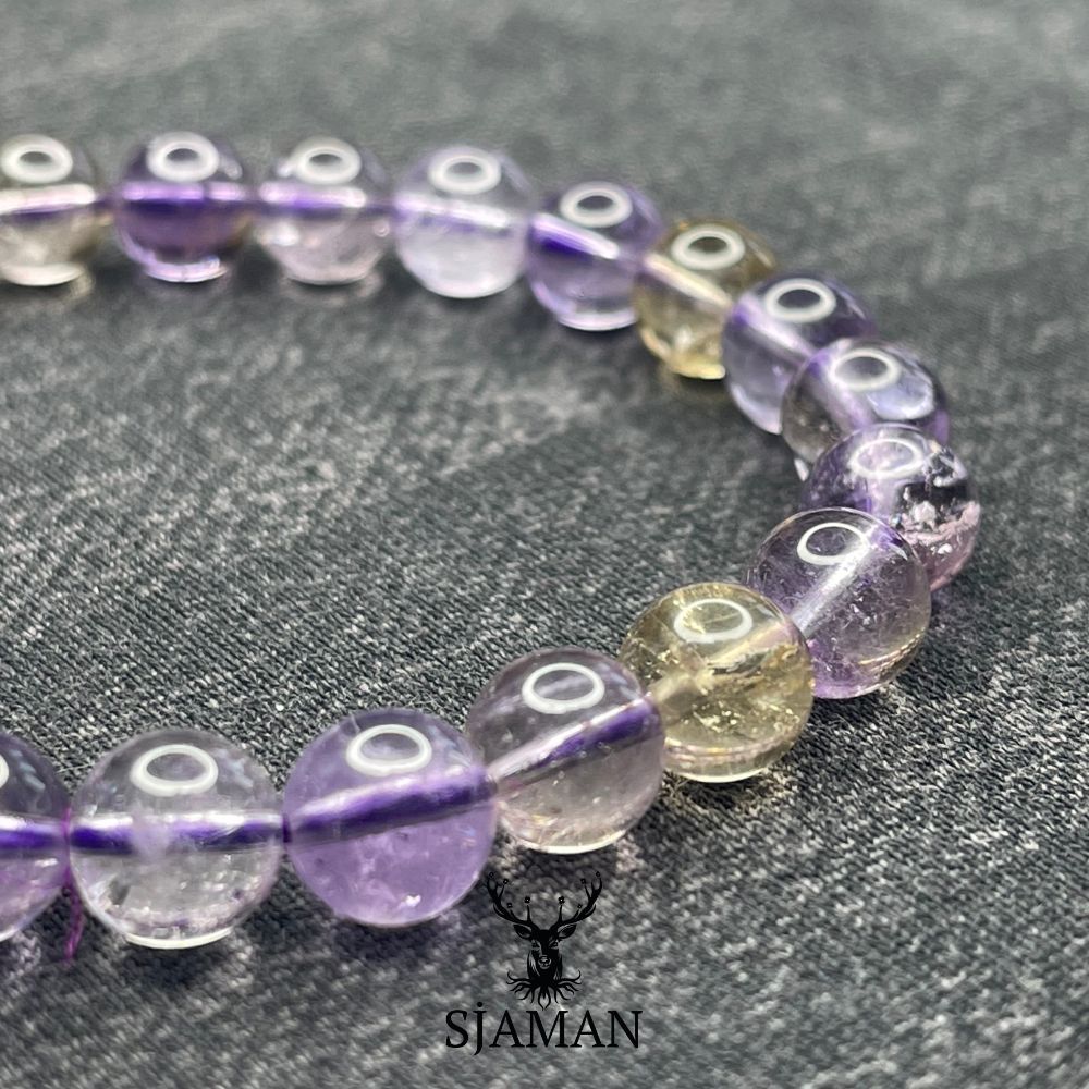 Bracelet "Réalisation de Soi" en Amétrine