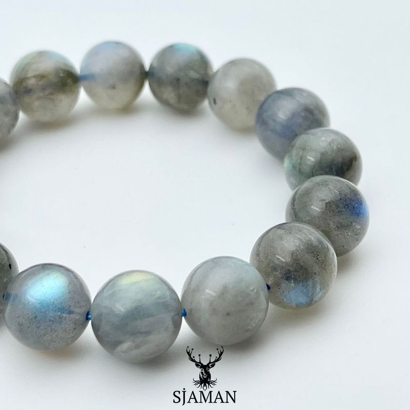 Bracelet Labradorite 12 mm AA