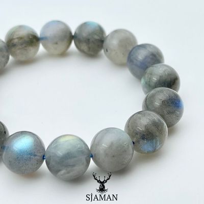 Bracelet Labradorite 12 mm AA