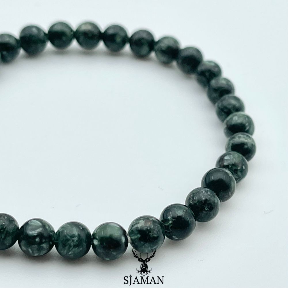 Bracelet Séraphinite 6 mm AA