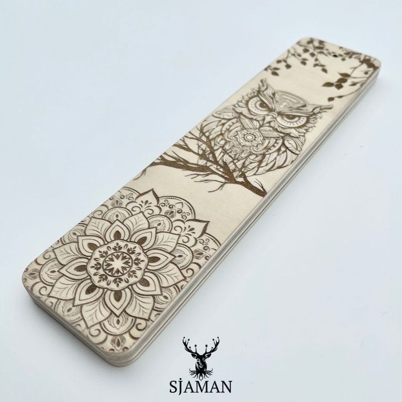 Boite porte-encens Hibou