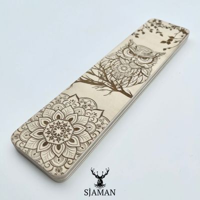 Boite porte-encens Hibou