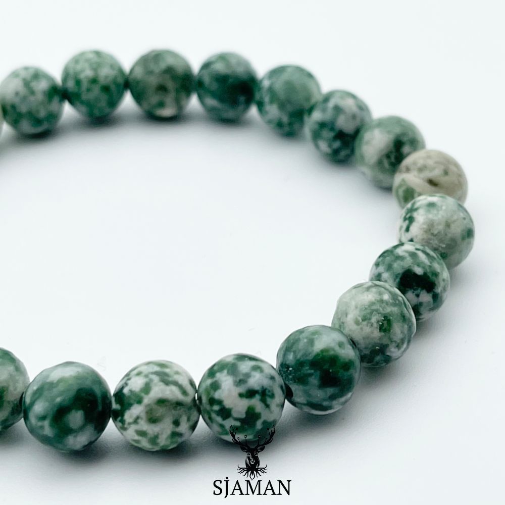 Bracelet Jade Verte 8mm