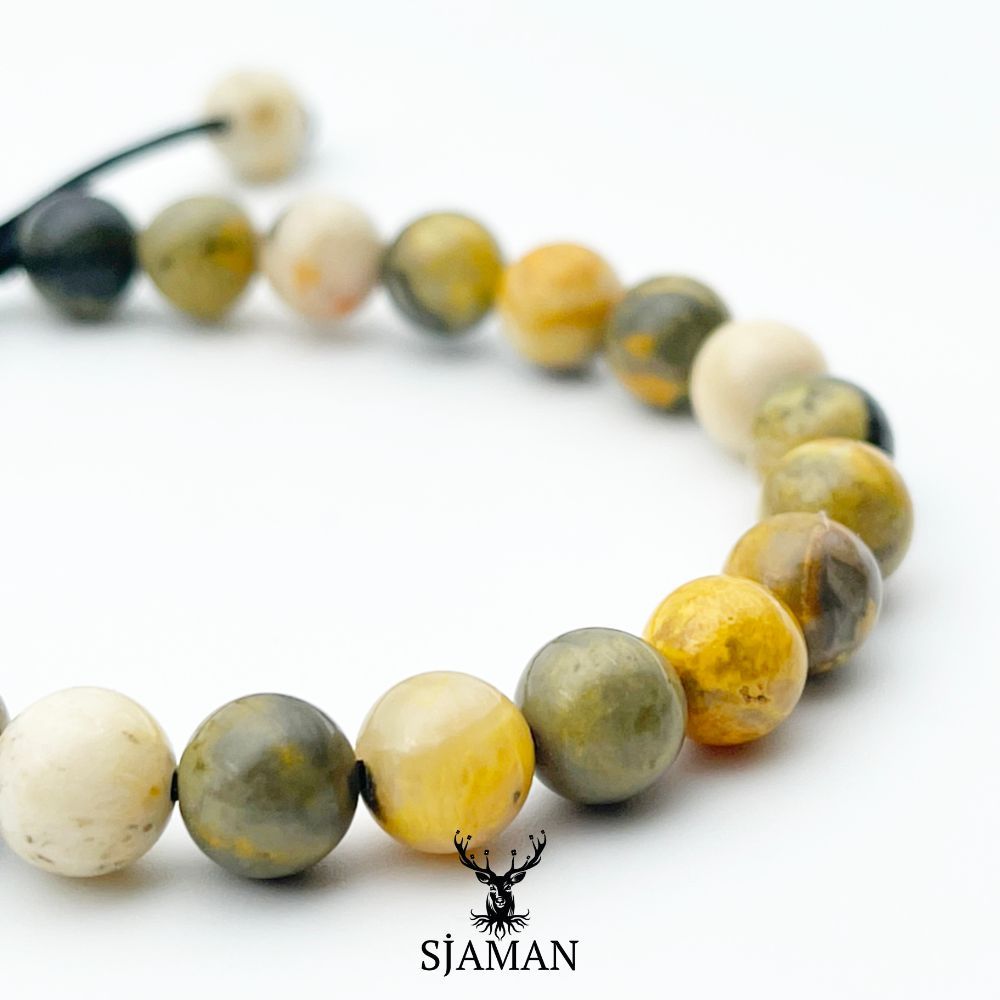 Bracelet Jaspe Bumblebee 6mm