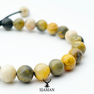Bracelet Jaspe Bumblebee 6mm