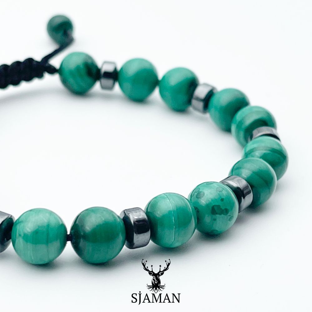 Bracelet Malachite 8mm