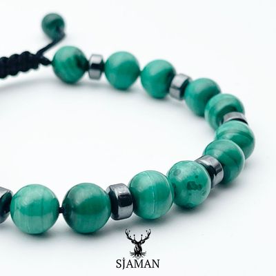 Bracelet Malachite 8mm