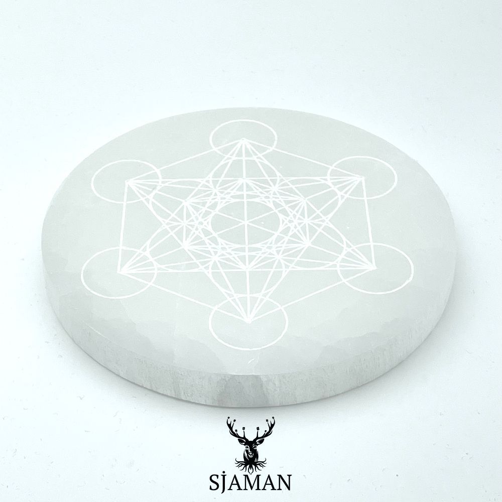 Cube de Métatron en Sélénite 15 cm Cube de Métatron en Sélénite 15 cm