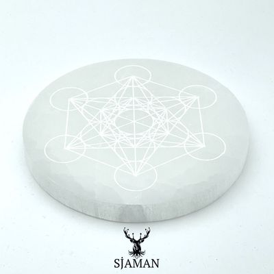 Cube de Métatron en Sélénite 15 cm Cube de Métatron en Sélénite 15 cm