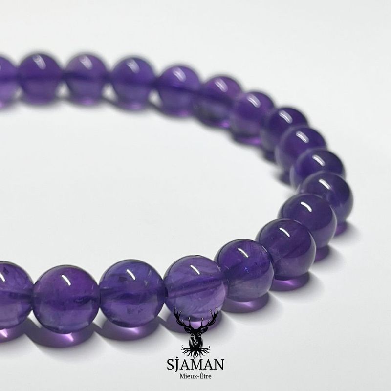 Bracelet "Anti Stress" Améthyste 6mm