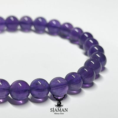 Bracelet "Anti Stress" Améthyste 6mm