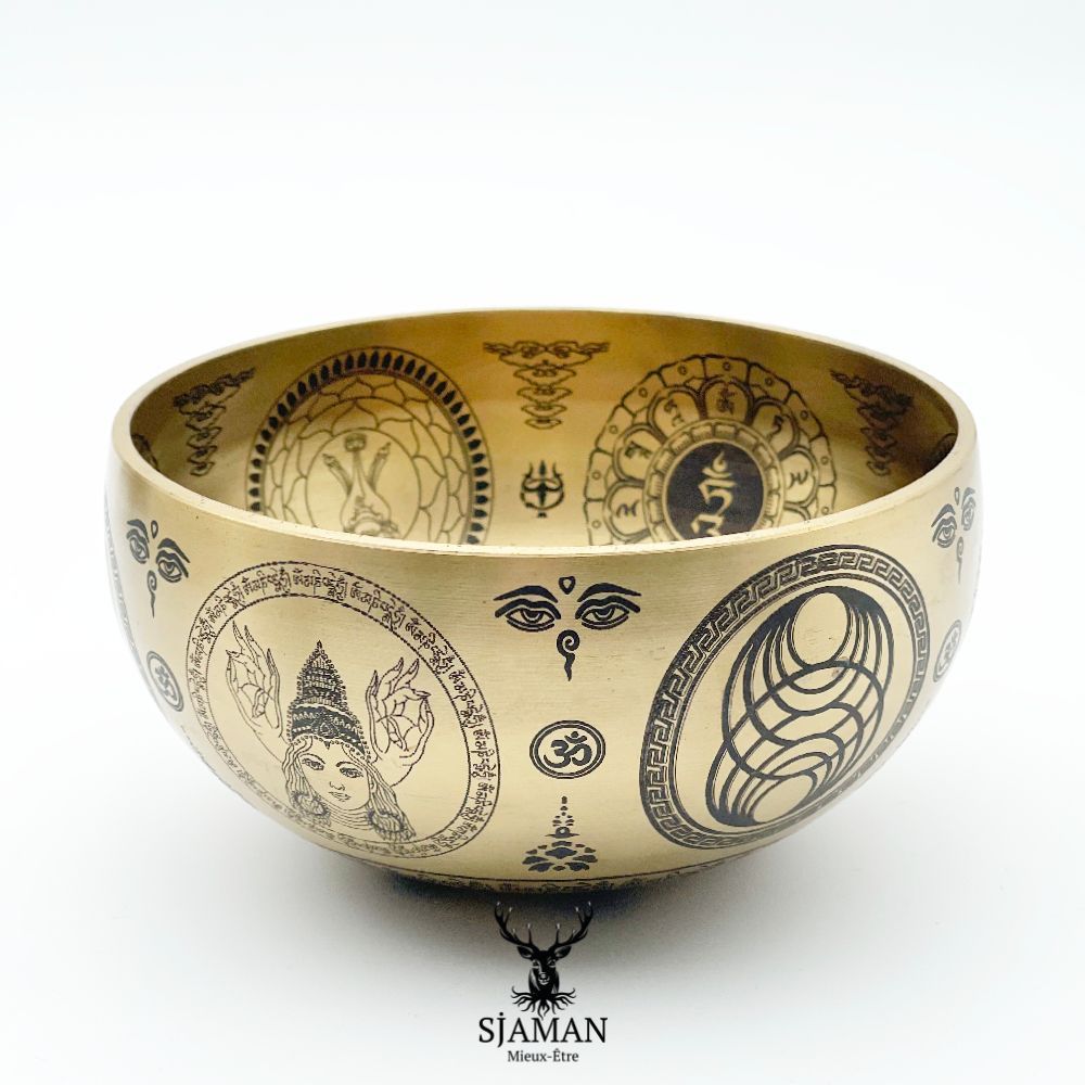 Bol chantant gravé Métatron Bol chantant gravé Métatron