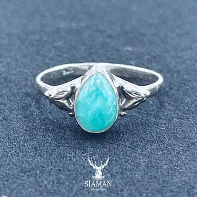 Bague Amazonite Arg. 925 T52 Bague Amazonite Arg. 925 T52