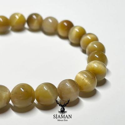 Bracelet Oeil de Tigre Doré Bracelet Oeil de Tigre Doré