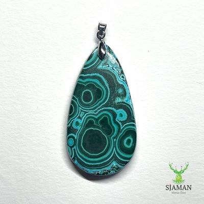 Cabochon en Azurite Malachite