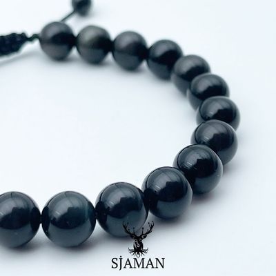 Bracelet Obsidienne Oeil Céleste Bracelet Obsidienne Oeil Céleste