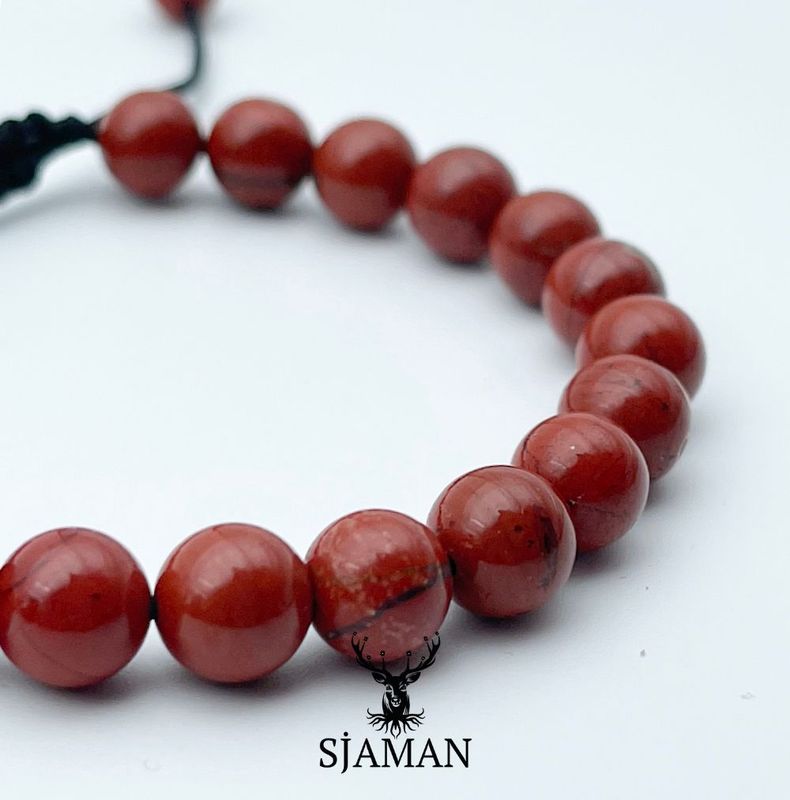 Bracelet Jaspe Rouge