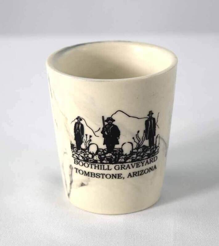 Swirl ceramic Boothill Shot Glass