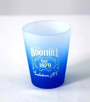 Teal Boothill Shot Glass