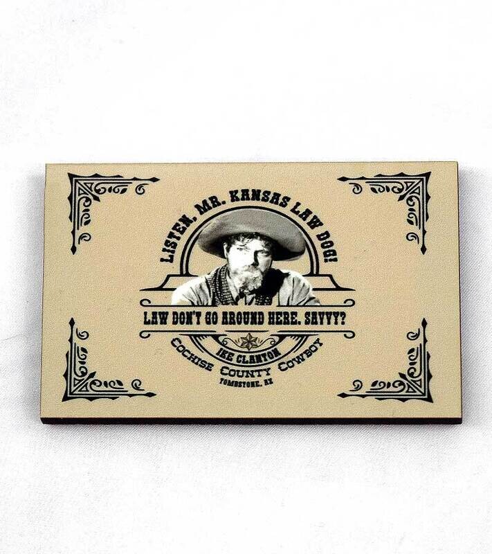 Ike Clanton Law Dog magnet