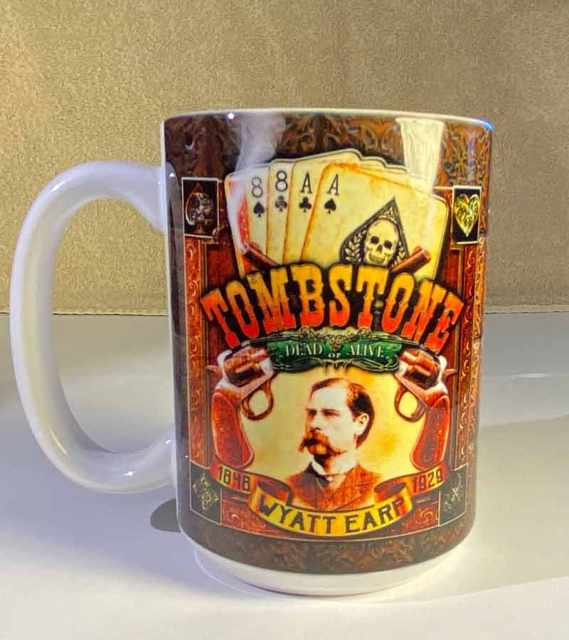 Wyatt Earp Tombstone Mug - Aces and Eights