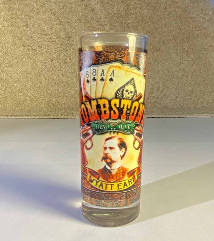 Wyatt Earp Cordial Shot Glass