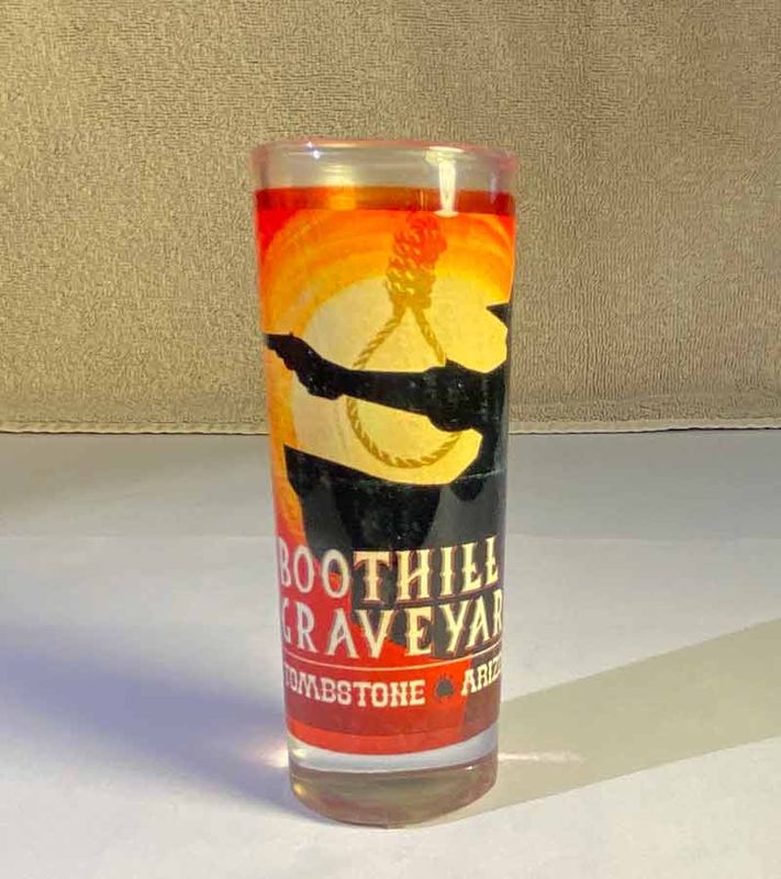 Boothill Silhouette Cordial Shot Glass