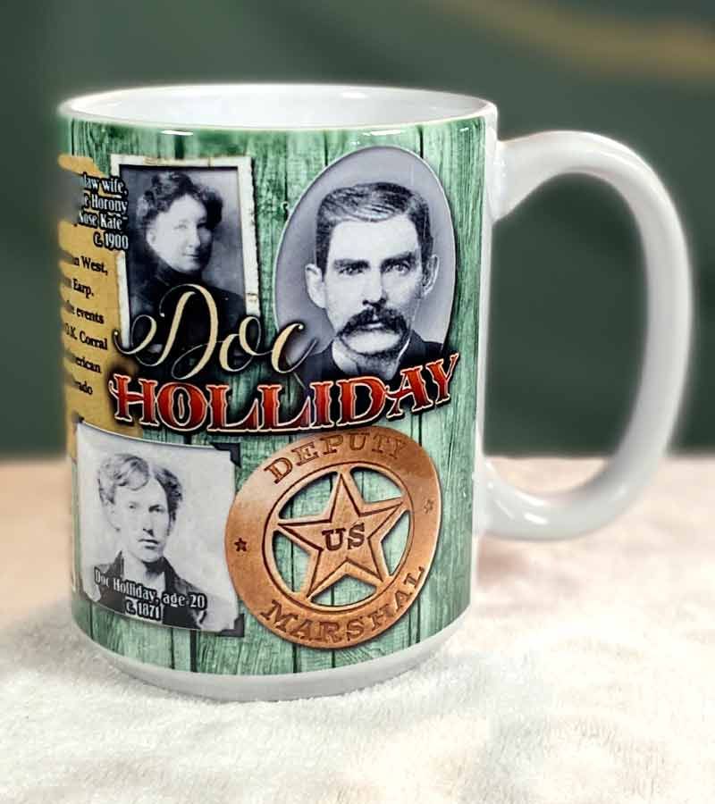 Doc Holliday Tombstone Mug - Badge