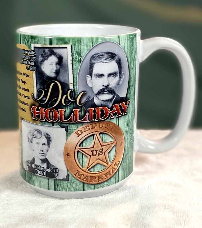 Doc Holliday Tombstone Mug - Badge
