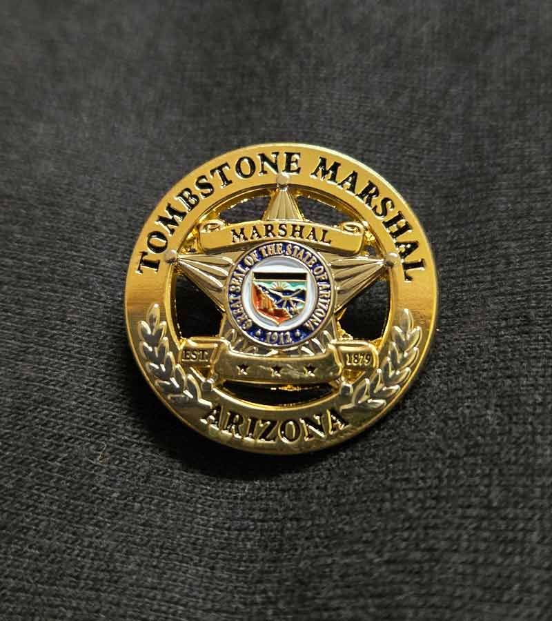 Tombstone Marshal Hat Pin