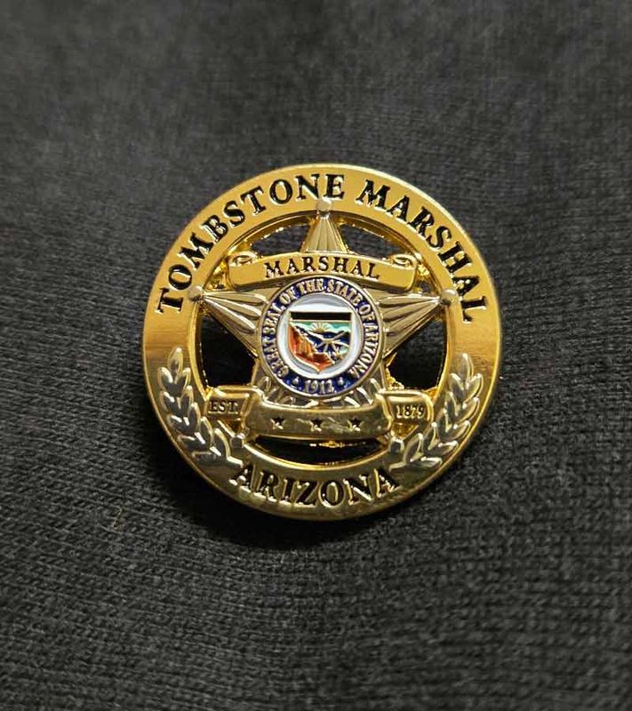 Tombstone Marshal Hat Pin