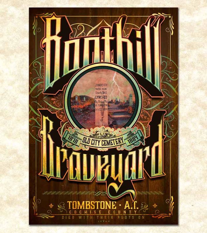 Boothill Graveyard Poster – 13" x 19"