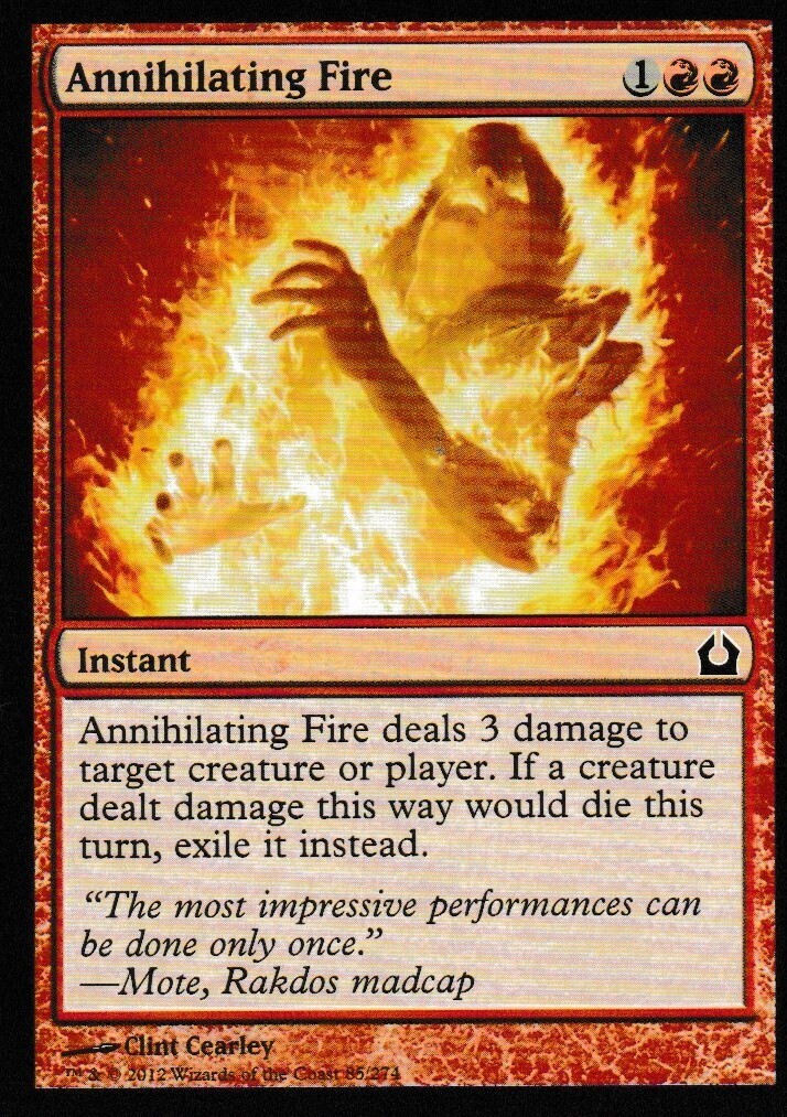 Annihilating Fire