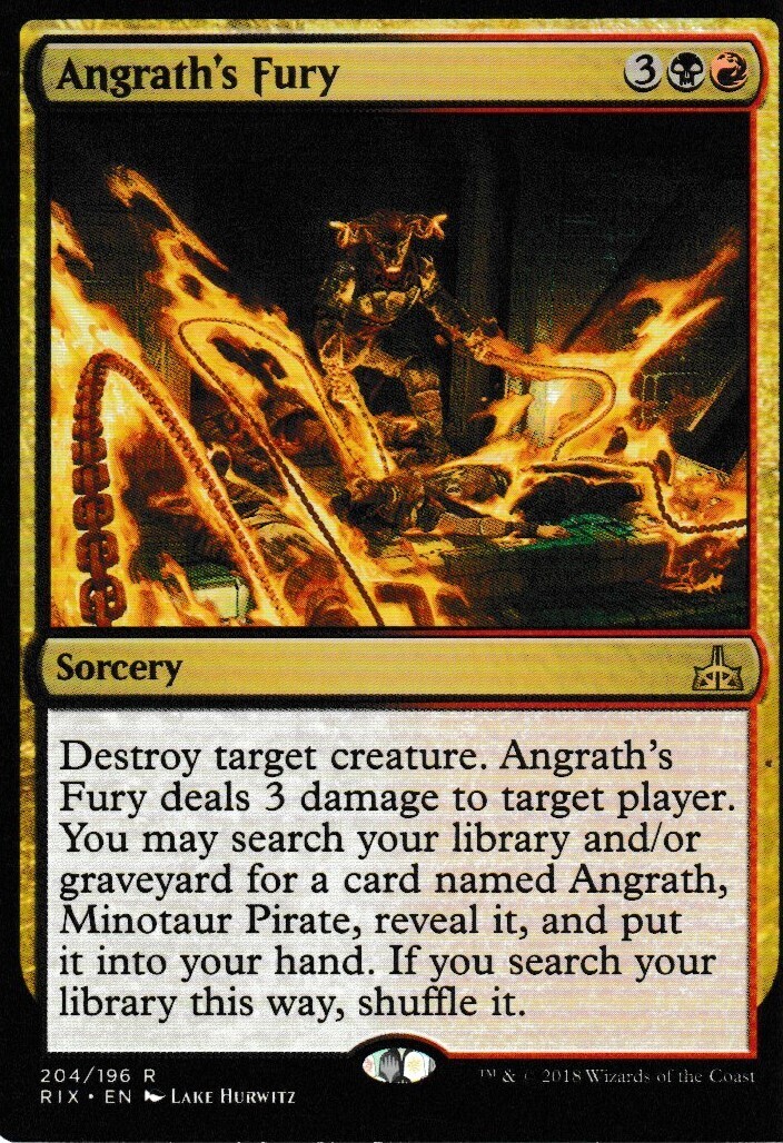 Angrath&#39;s Fury