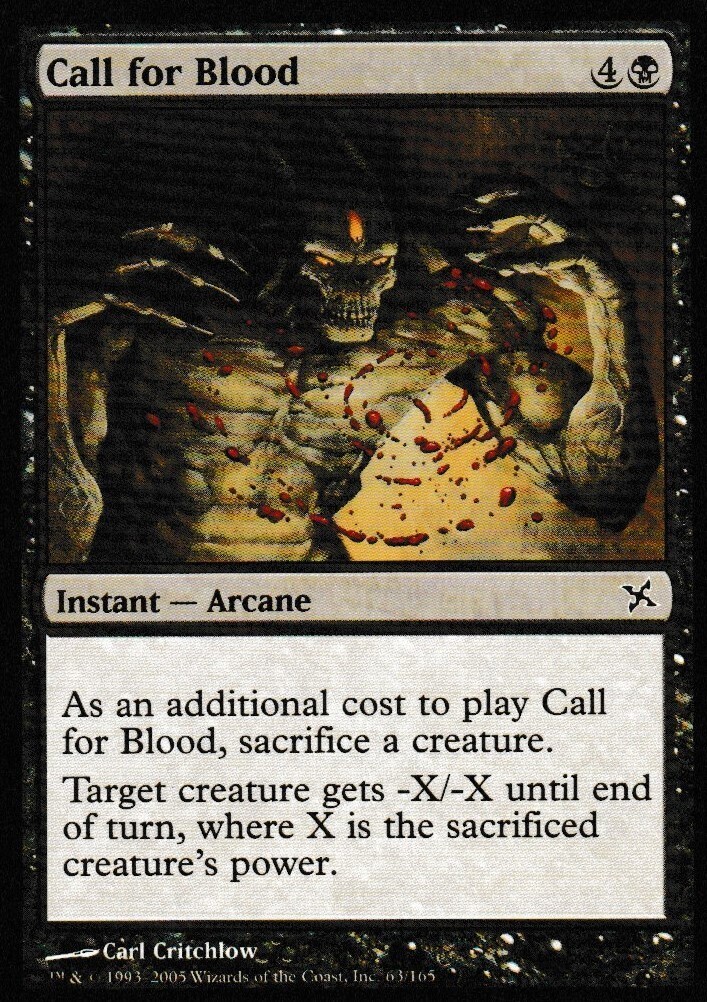 Call for Blood