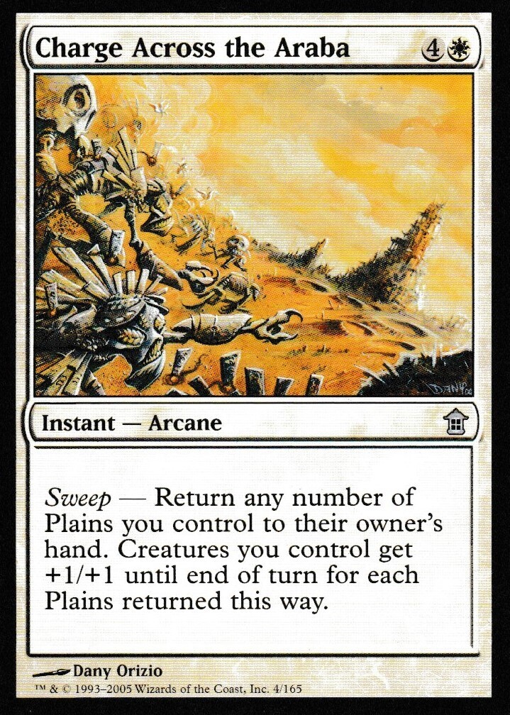 Charge Across the Araba
