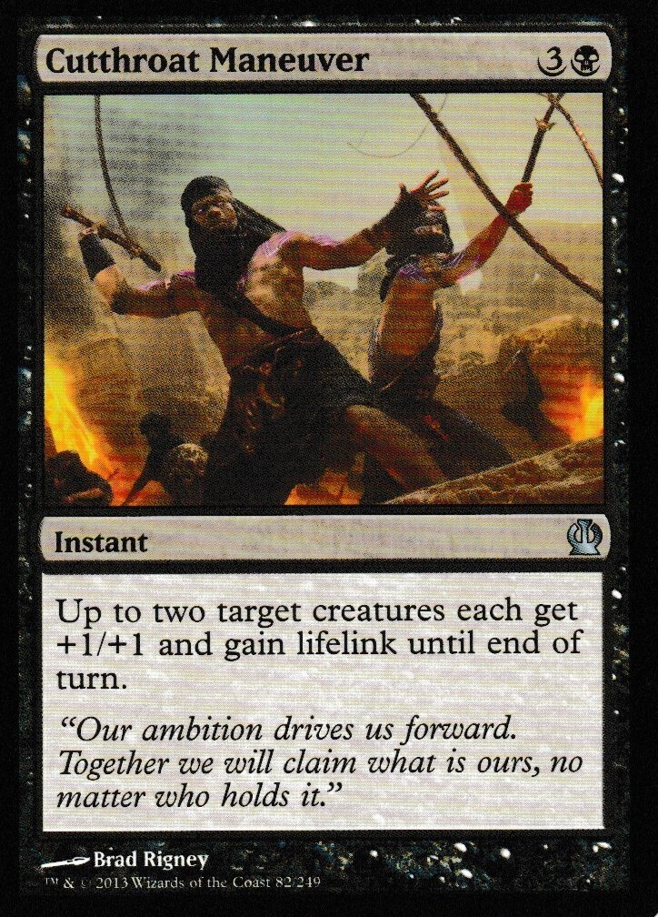 Cutthroat Maneuver